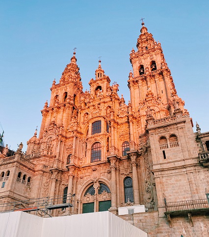 Cathedral of Santiago de Compostela in Spain